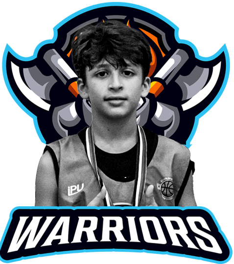warriors player wearing a medal