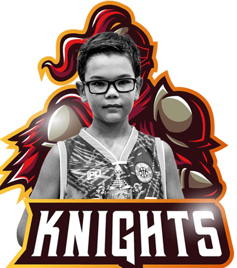 knights player holding a trophy